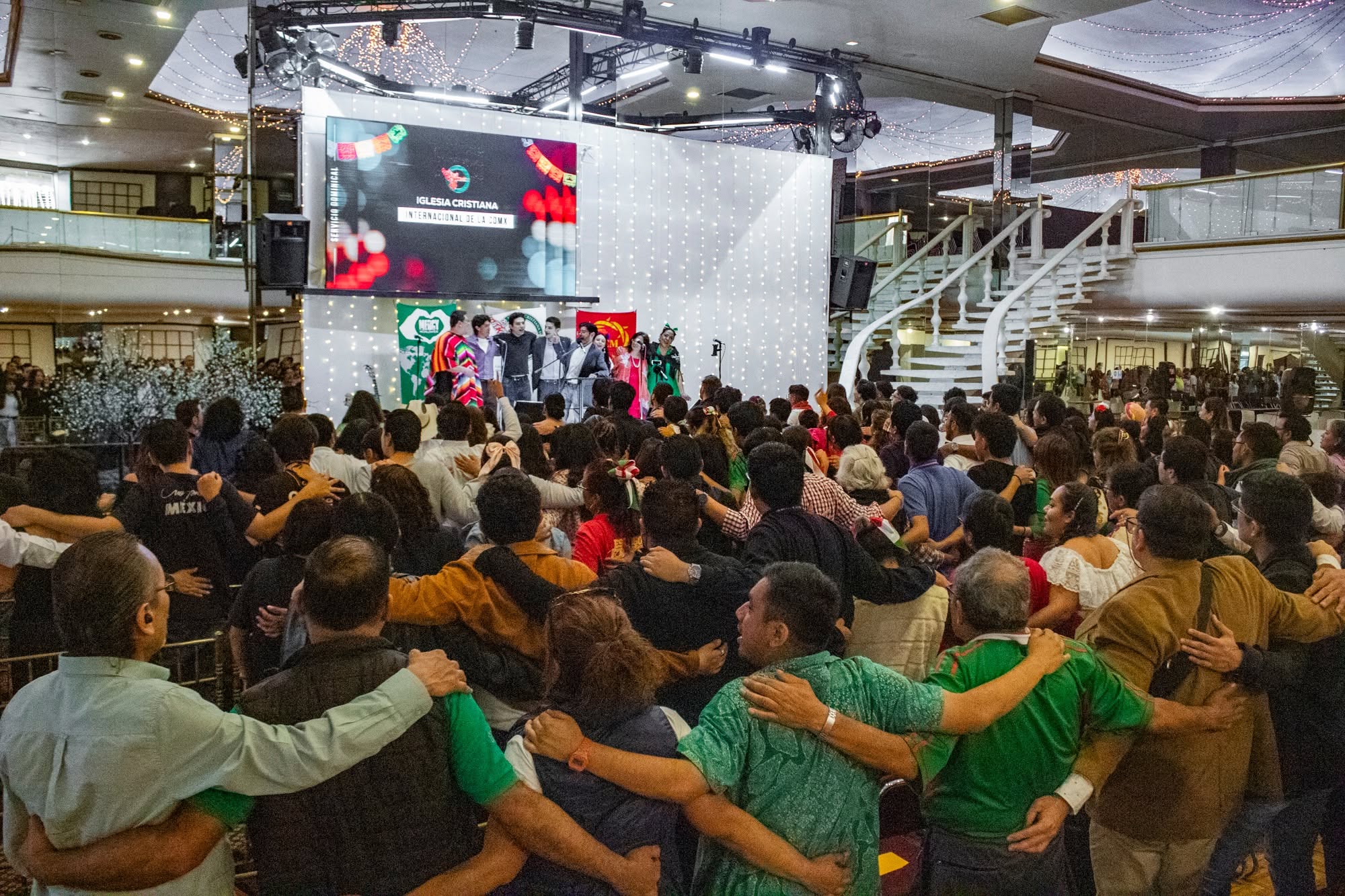 Multitud reunida